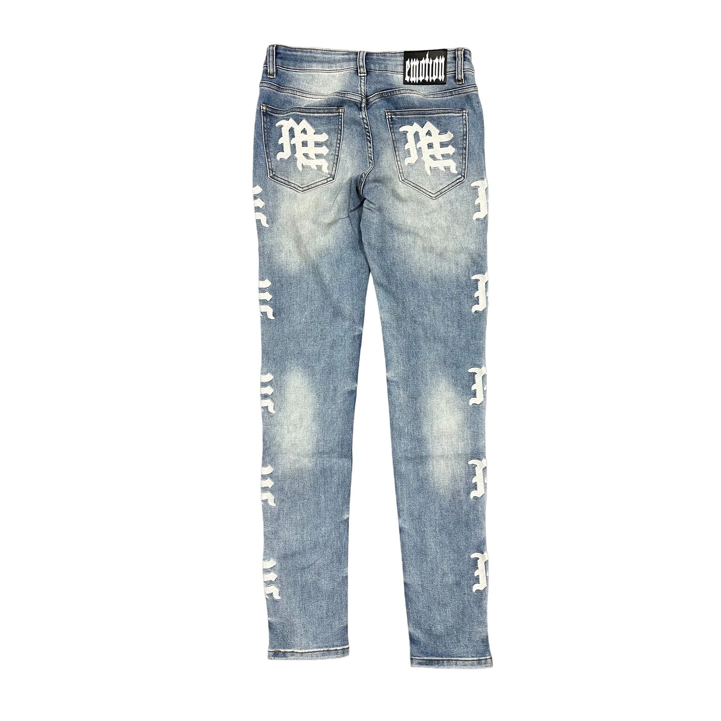 Monogram Denim Blue Wash jean
