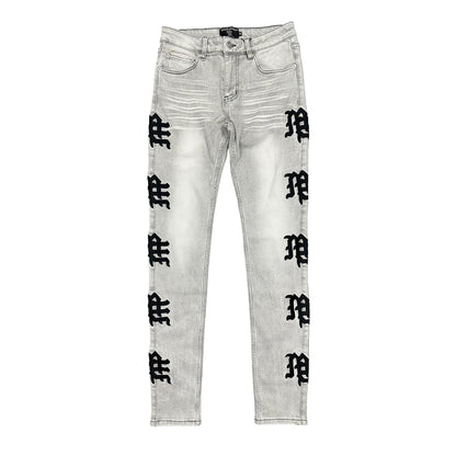 Monogram Denim Grey Wash