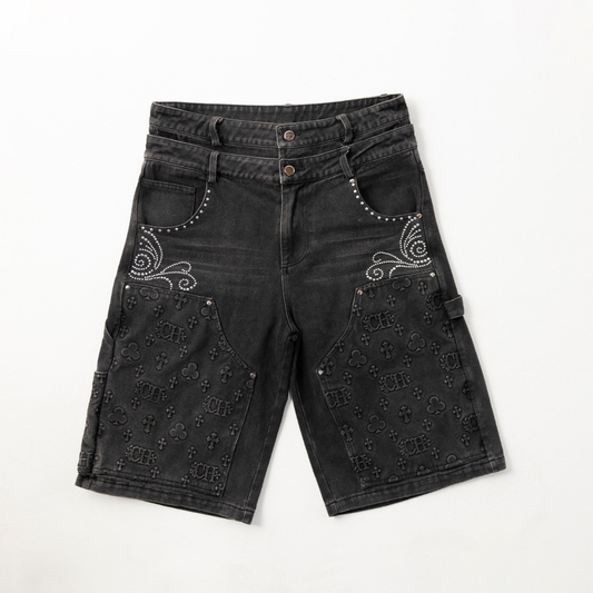 DOUBLE WAIST CELEZHILLS JORTS