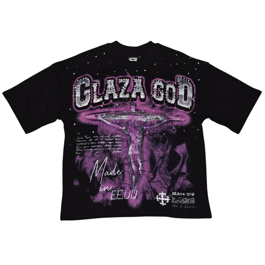 GLAZA GOD PURPLE TEE